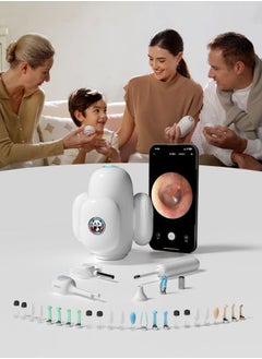 Bebird Home30S Smart Ear Cleaner with Camera for Daily Ear Canal Cleaning Delicate Kit for Ear Care Tailored for Whole Family Ear Cleaning Device - White  - Image 3