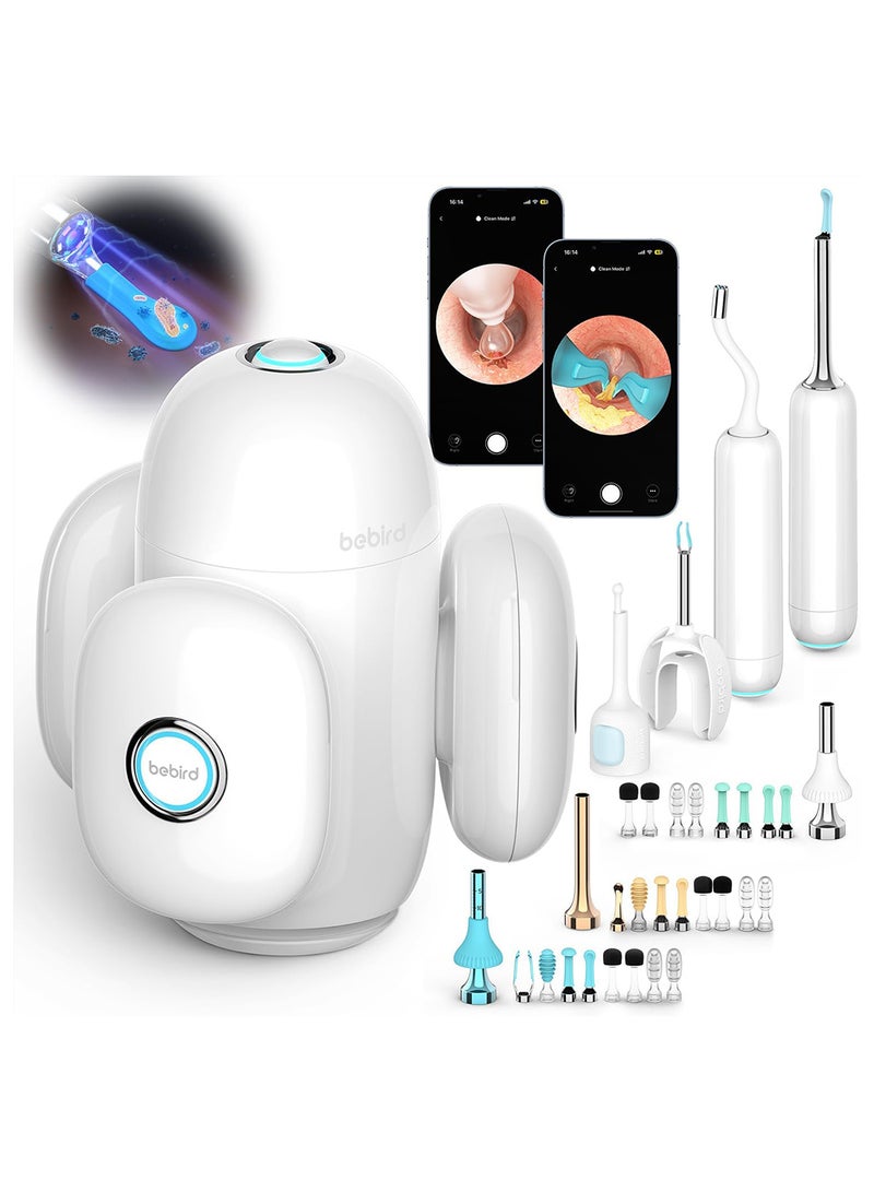 Bebird Home30S Smart Ear Cleaner with Camera for Smart Ear Care for the Modern Family - White - Image 1