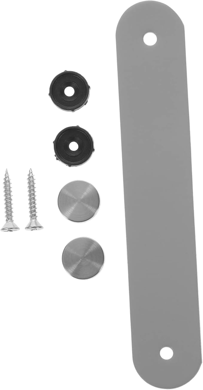 Gray Leather Drawer Pulls 10 Piece Cabinet Handles Easy Install No Drill Furniture Accessories - Image 1