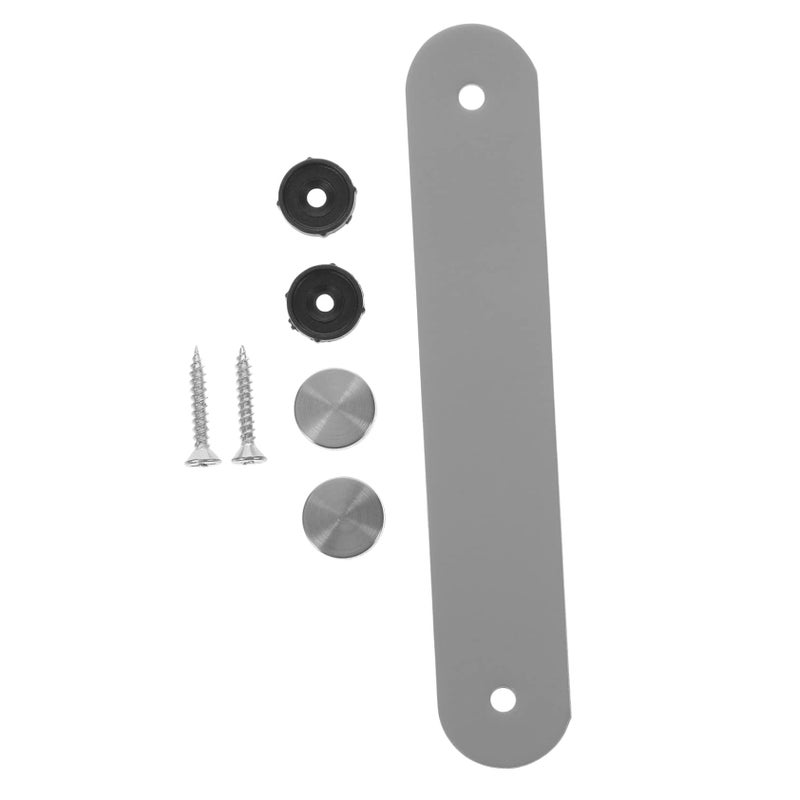 Gray Leather Drawer Pulls 10 Piece Cabinet Handles Easy Install No Drill Furniture Accessories - Image 2