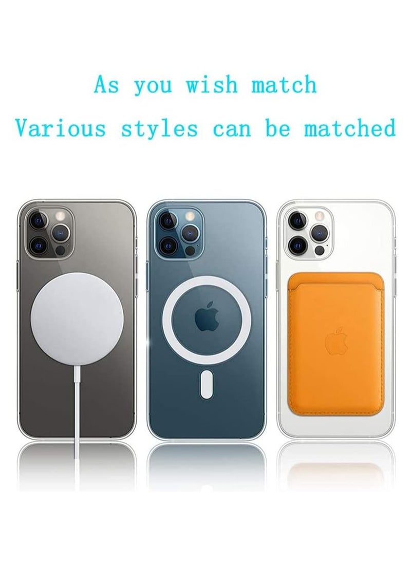 Magnetic Case for iPhone 11 [Shockproof & Slim] Clear Hard Back Cover with high-Grade Protection