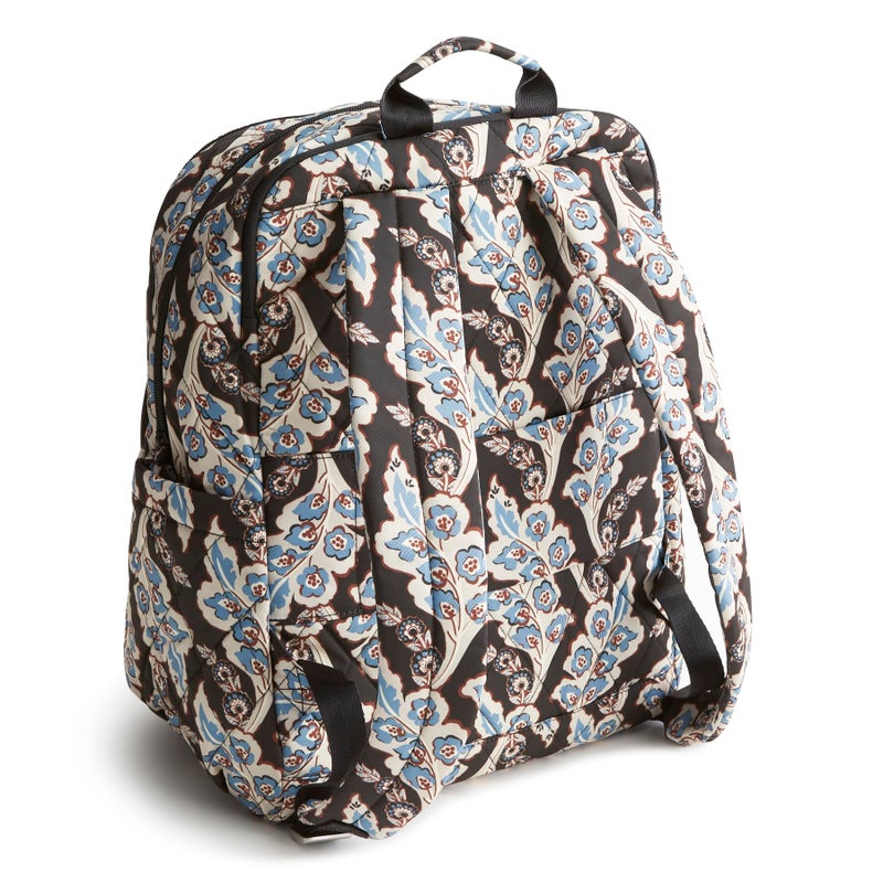 Vera Bradley حقيبة ظهر كبيرة من فيرا برادلي للسيدات - بانكروفت - قماش تويِل للأداء، كاليكس + كويل باللون الأسود، مقاس واحد - Image 2
