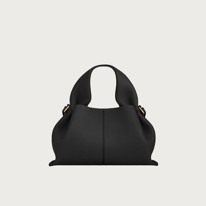 POLENE Numéro Neuf Mini Edition Textured Camel Black Camera Bag Crossbody Bag - Image 1