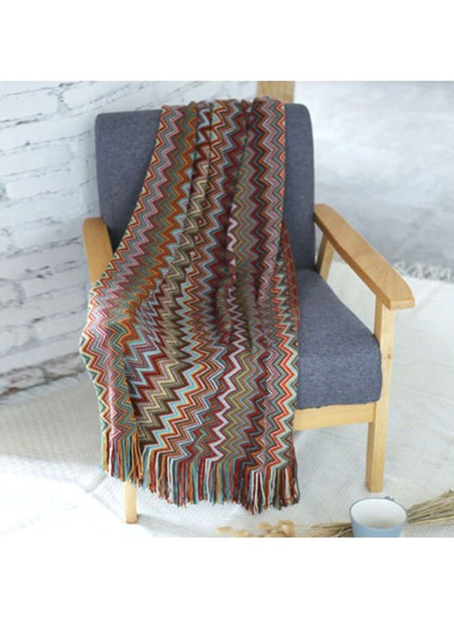 NIBEMINENT Imitation Blanket cashmere Multicolour 130x200cm