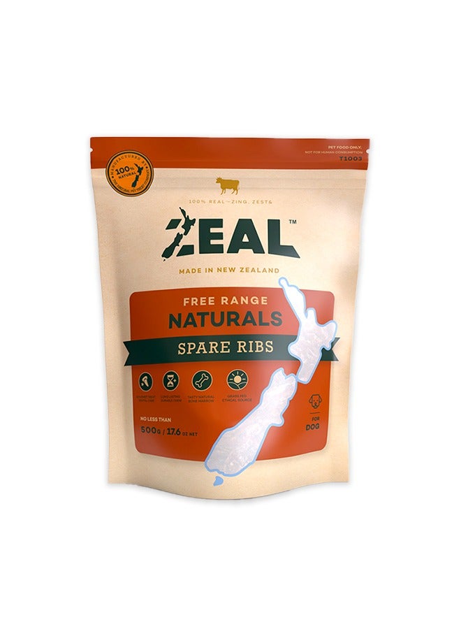zeal Spare Ribs Dog Treats - 500G - Image 1