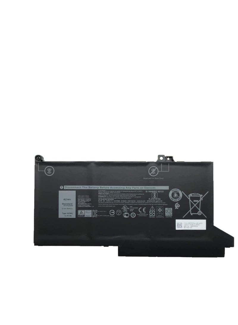 Terabyte 0G74G Laptop Battery Replacement for Dell Latitude 5300 2-in-1 5310 7300 7400 Series Notebook OG74G 02PFPW 2PFPW 3KF82 8JYHH 11.4V 42Wh 3-Cell - Image 1