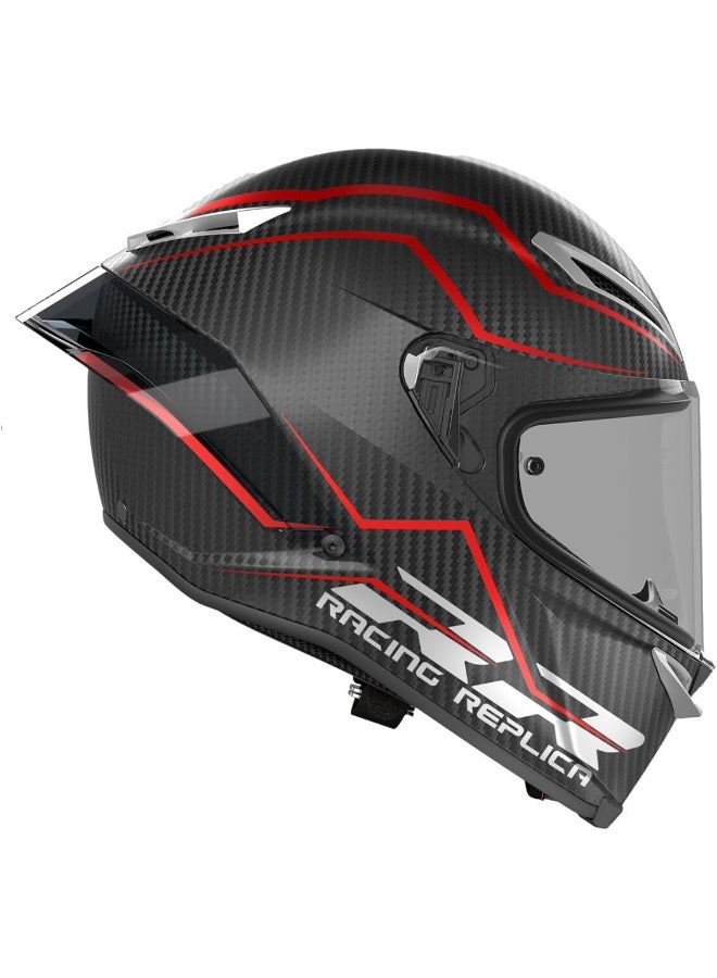 AGV PISTA GP RR E2206 DOT MPLK PERFORMANTE CARBON/RED M - Image 4