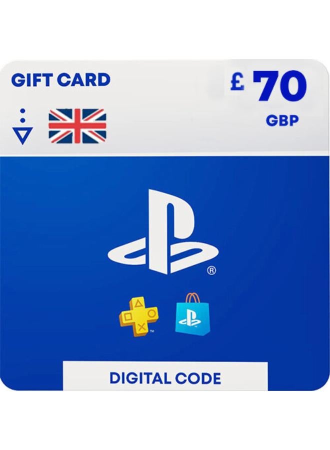 PlayStation  Digital Code Gift Card - UK 70 Euro