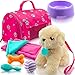 Play22 Plush Puppy Doll Set for Kids 9 PCS  Baby Doll Accessories  Doll Puppy Set  4 Year Old Girl Birthday Gifts Little Girl Toys Sized for 18 Dolls Multicolor - Image 4