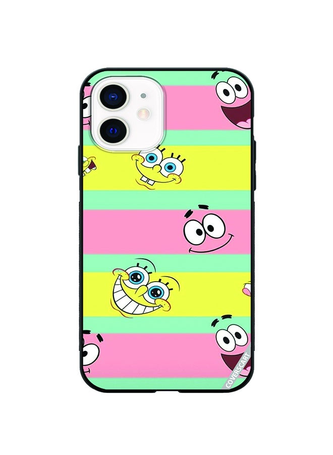 COVERSCART Protective Case Cover For Apple iPhone 12 Cartoon Design Multicolour