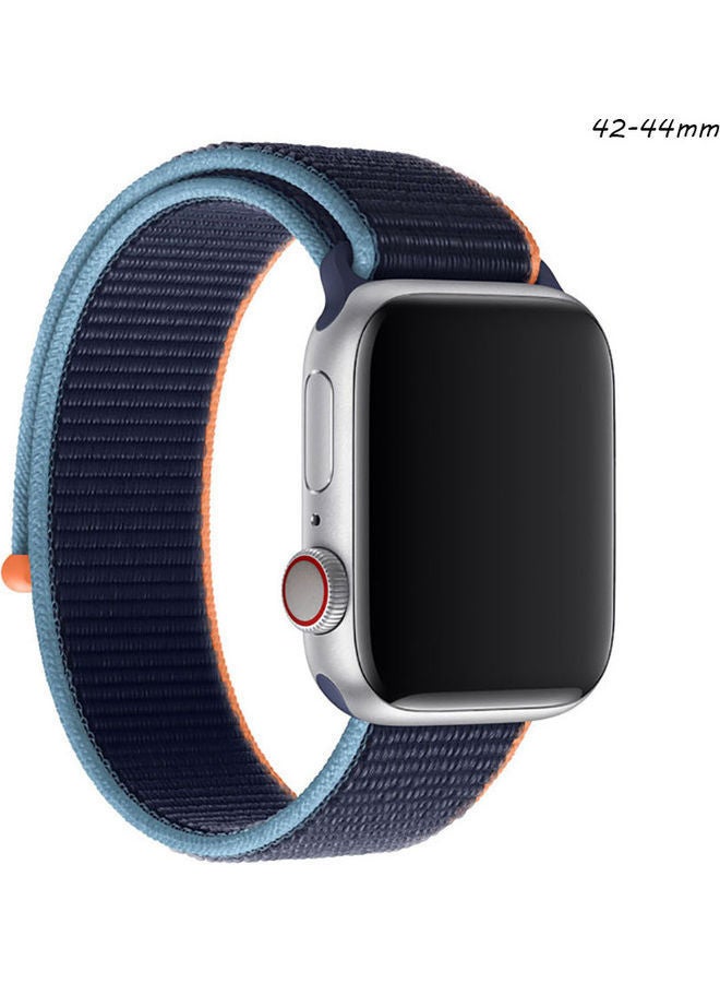 NIBEMINENT Replacement Band For Apple Watch Series 1/2/3/4/5/6/SE 42-44mm Blue - Image 3