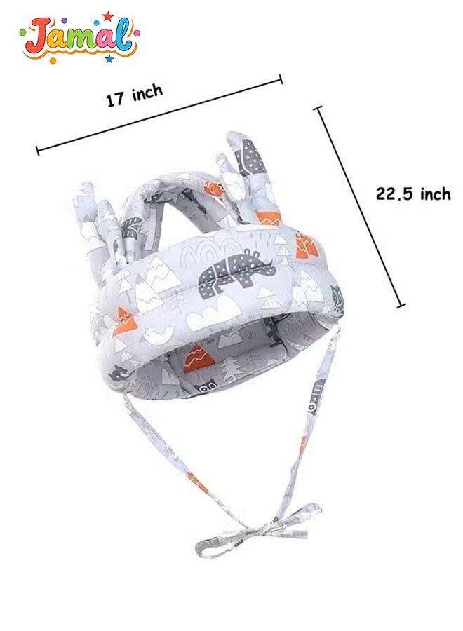 Jamal Baby Head Protector Helmet for Crawling Walking Running Soft Cushion Adjustable Safety Headguard for Infants Toddlers 6-24 Months - Image 2