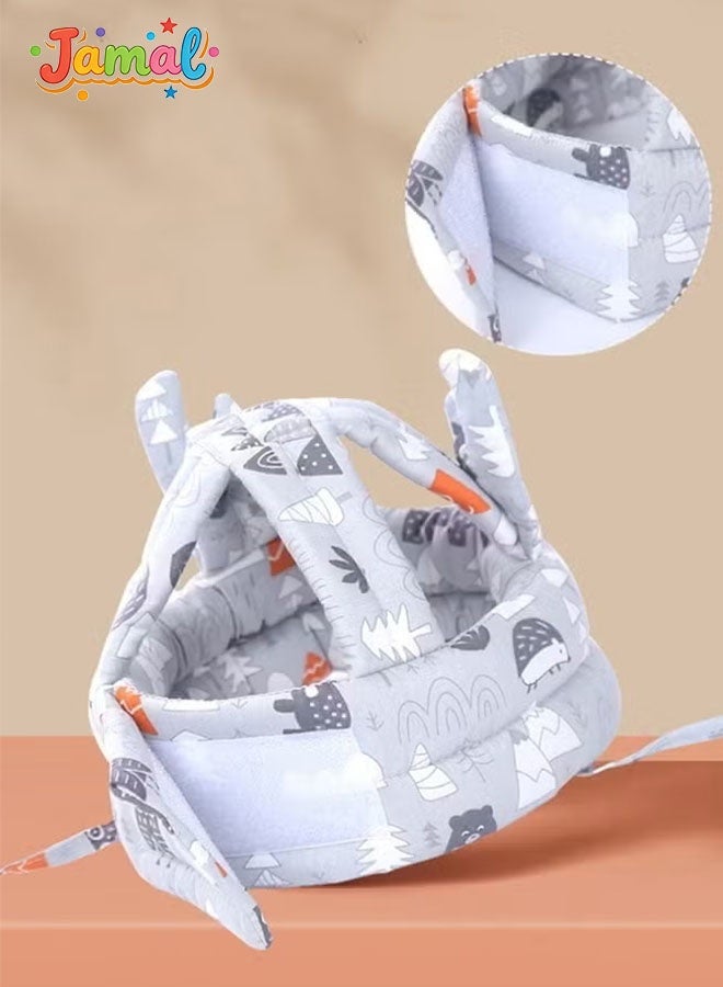 Jamal Baby Head Protector Helmet for Crawling Walking Running Soft Cushion Adjustable Safety Headguard for Infants Toddlers 6-24 Months - Image 5