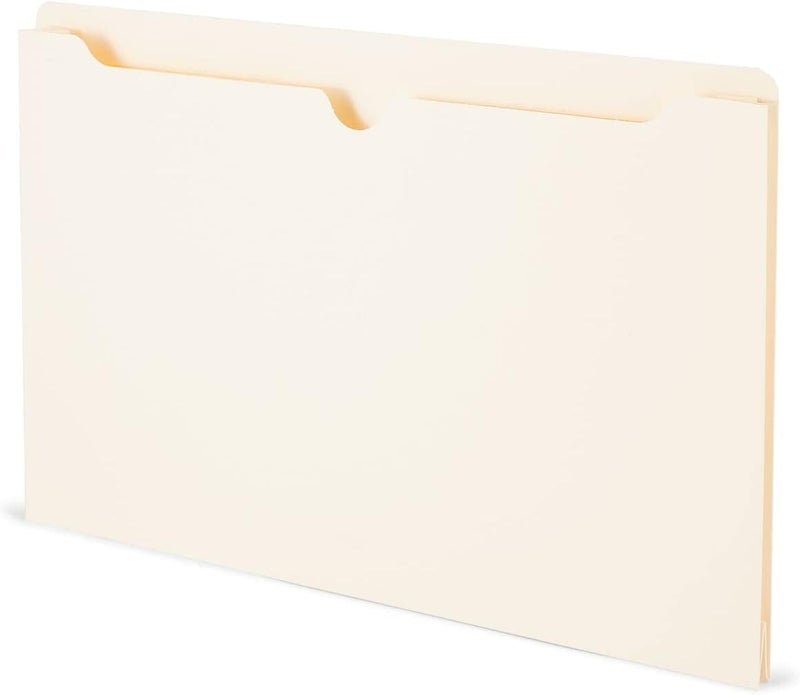 Staples 440374 Manila File Jackets with Reinforced Tab Legal 2Inch Expansion 50Box - Image 1