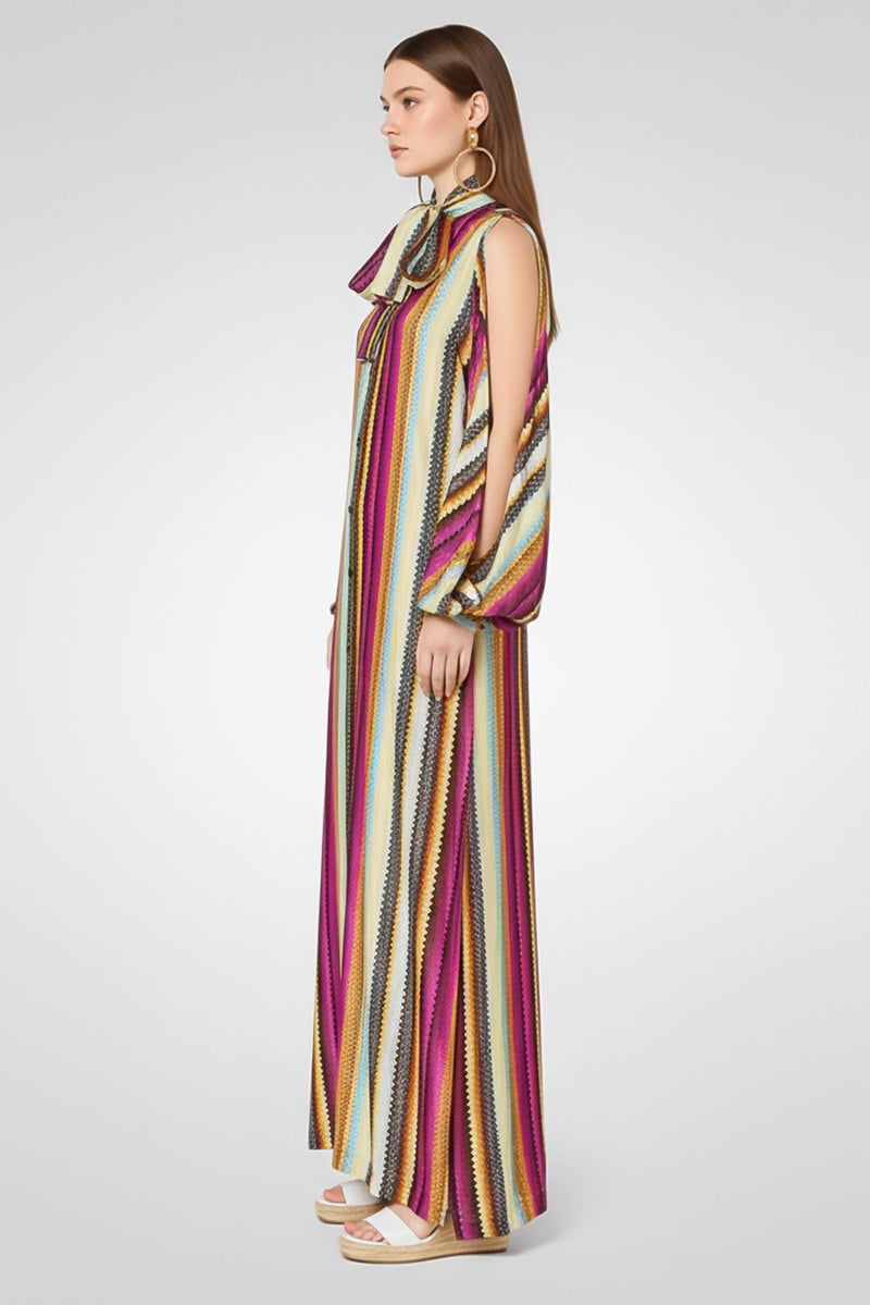 MISSONI Women Allover Print Cover Up Maxi Dress, Multicolor - Image 4