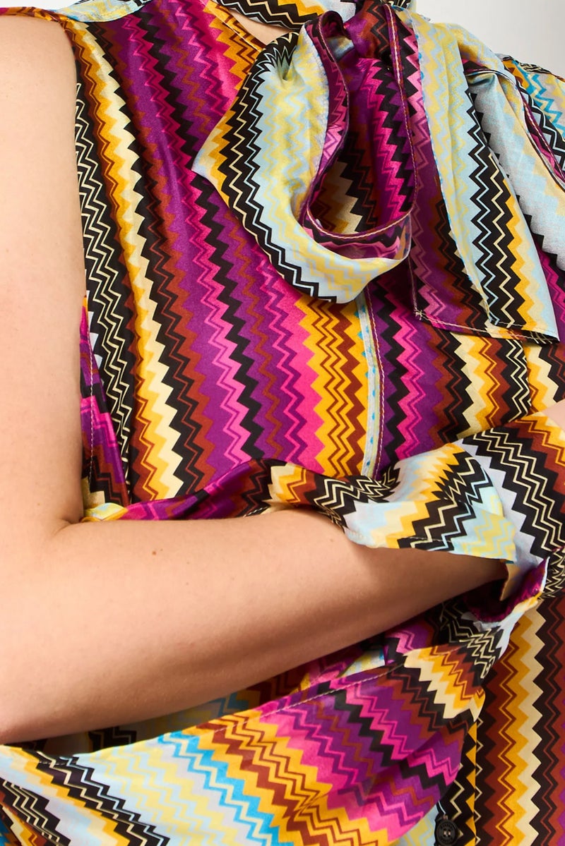 MISSONI Women Allover Print Cover Up Maxi Dress, Multicolor - Image 3