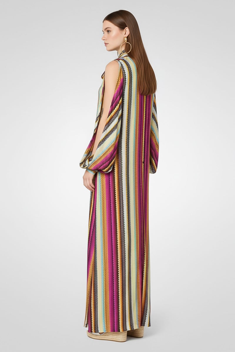MISSONI Women Allover Print Cover Up Maxi Dress, Multicolor - Image 5