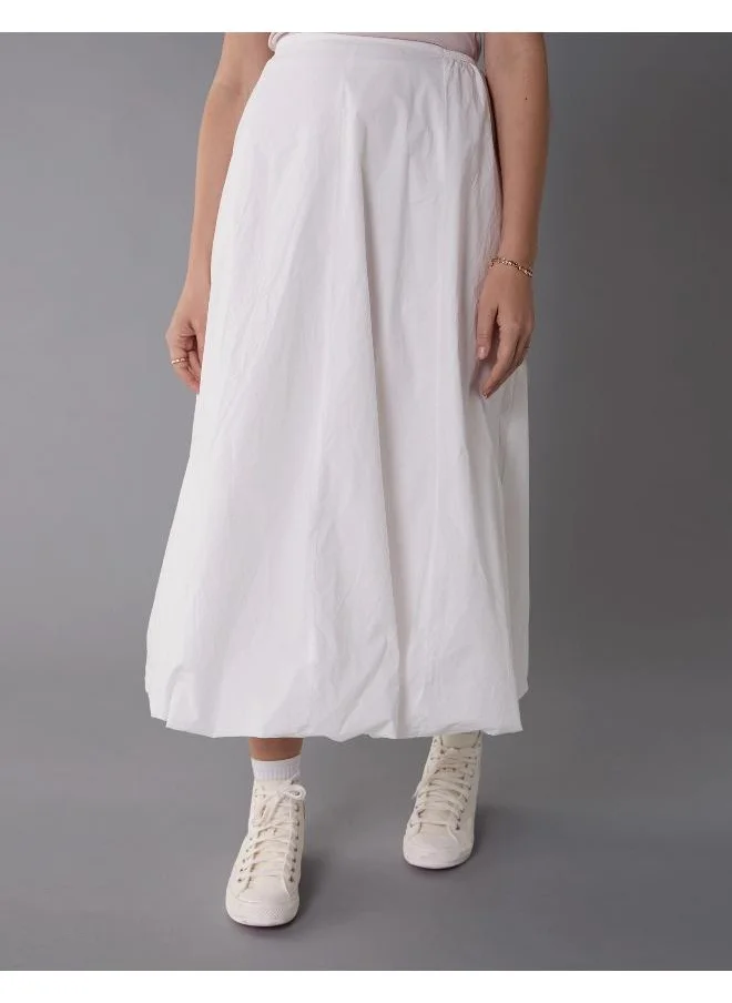 American Eagle AE High-Waisted Maxi Bubble Skirt