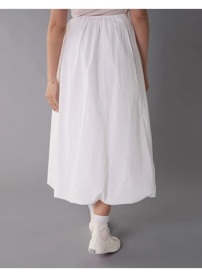 American Eagle AE High-Waisted Maxi Bubble Skirt