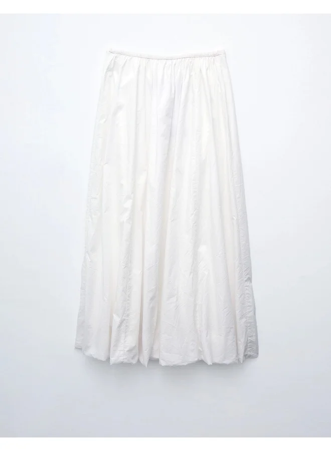 American Eagle AE High-Waisted Maxi Bubble Skirt
