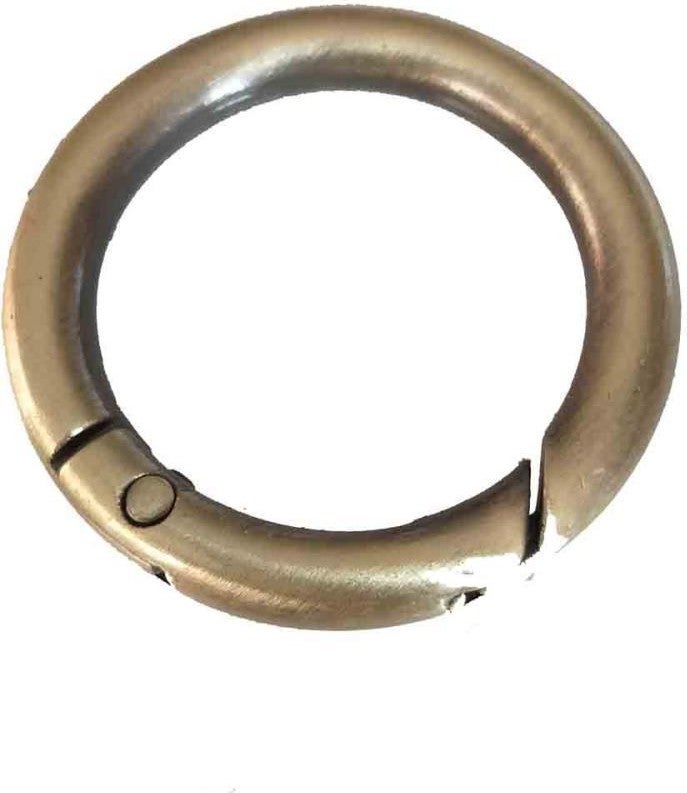 Angel Çanta Aksesuar Angel Bag Accessory Open Antique Spring Ring Single