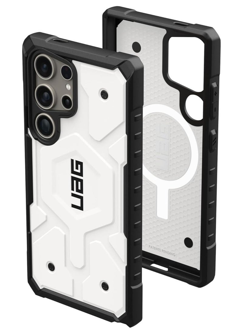Urban Armor Gear - UAG Pathfinder Pro MagSafe for Samsung Galaxy S24 ULTRA Case Cover [18 Feet Drop tested]  - White - Image 1