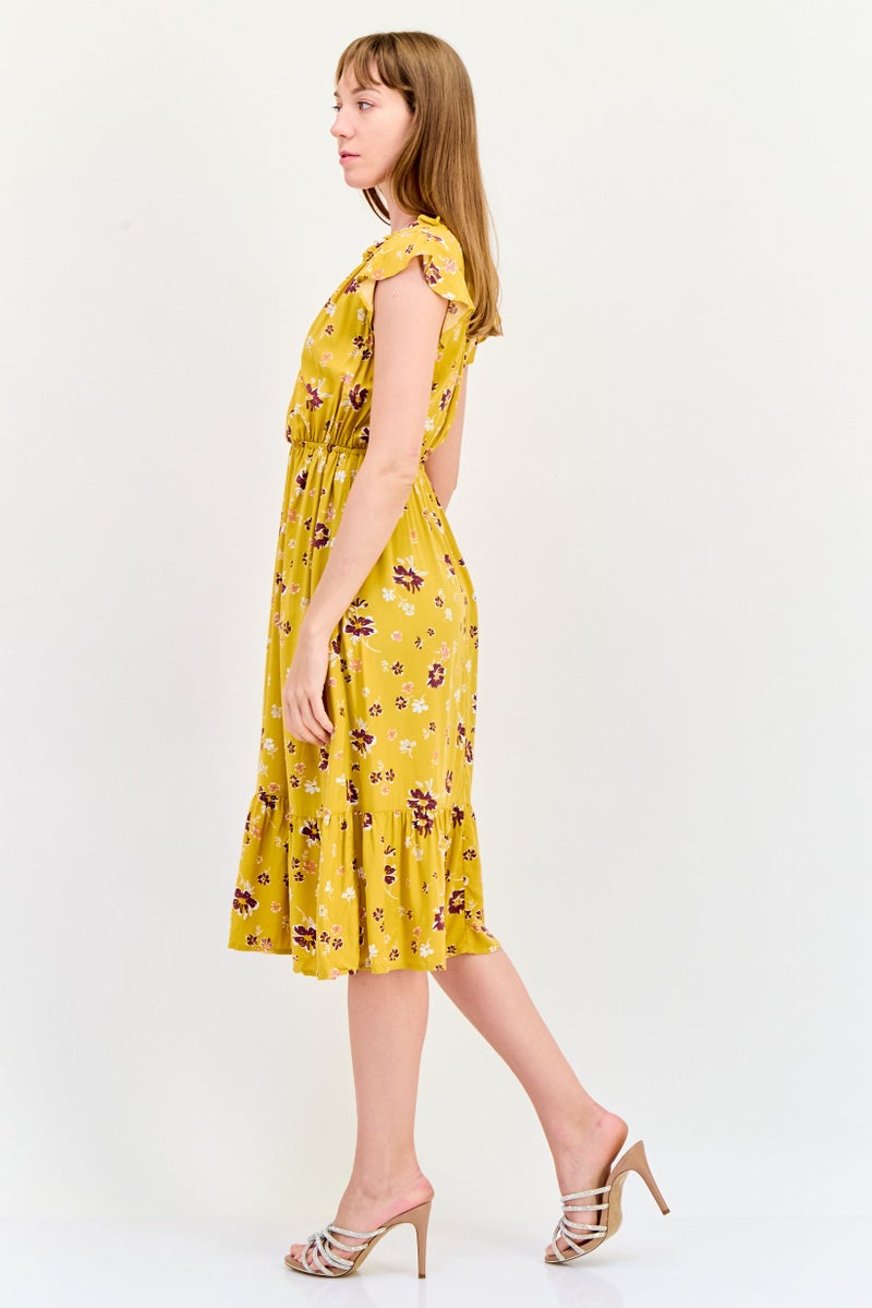 GAP Women Paisley Print Midi Dress, Multicolor - Image 2