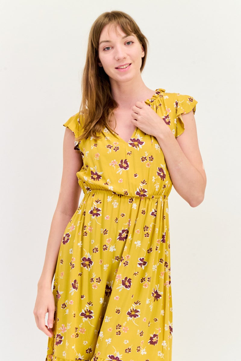 GAP Women Paisley Print Midi Dress, Multicolor - Image 4