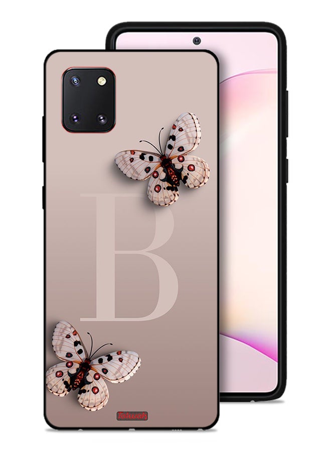 Tolwak غطاء حماية لهاتف سامسونج جالكسي نوت 10 لايت بنقشة الفراشات - Image 1