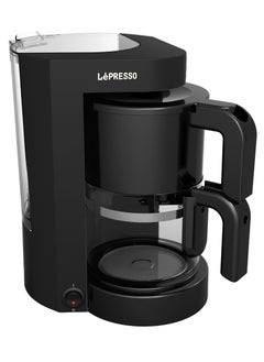 ليبرسو ماكينة تحضير القهوة والشاي Duo Brew مع وعاء زجاجي ووضع الحفاظ على الدفء / زجاج مقاوم للحرارة سعة 750 مل / ماكينة تحضير القهوة بفلتر دائم / ماكينة تحضير القهوة - أسود  - Image 4