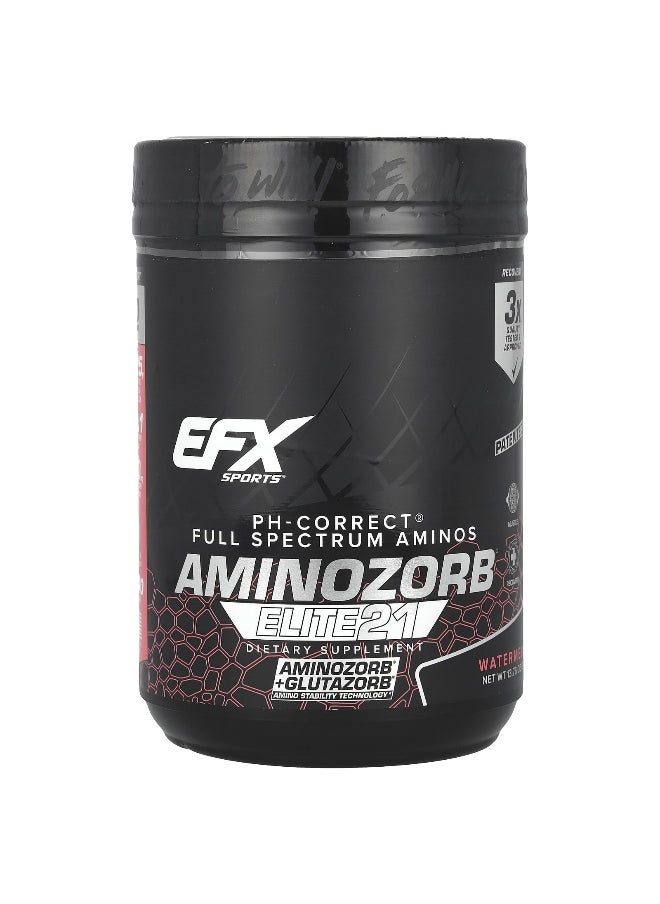 EFX SPORTS EFX Sports, AminoZorb® Elite 21, Watermelon, 13.76 oz (390 g)  - Image 1