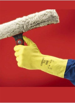 Ansell Ansell AlphaTec® 87-190 Econohand Natural Rubber Latex Yellow Glove  - Image 2