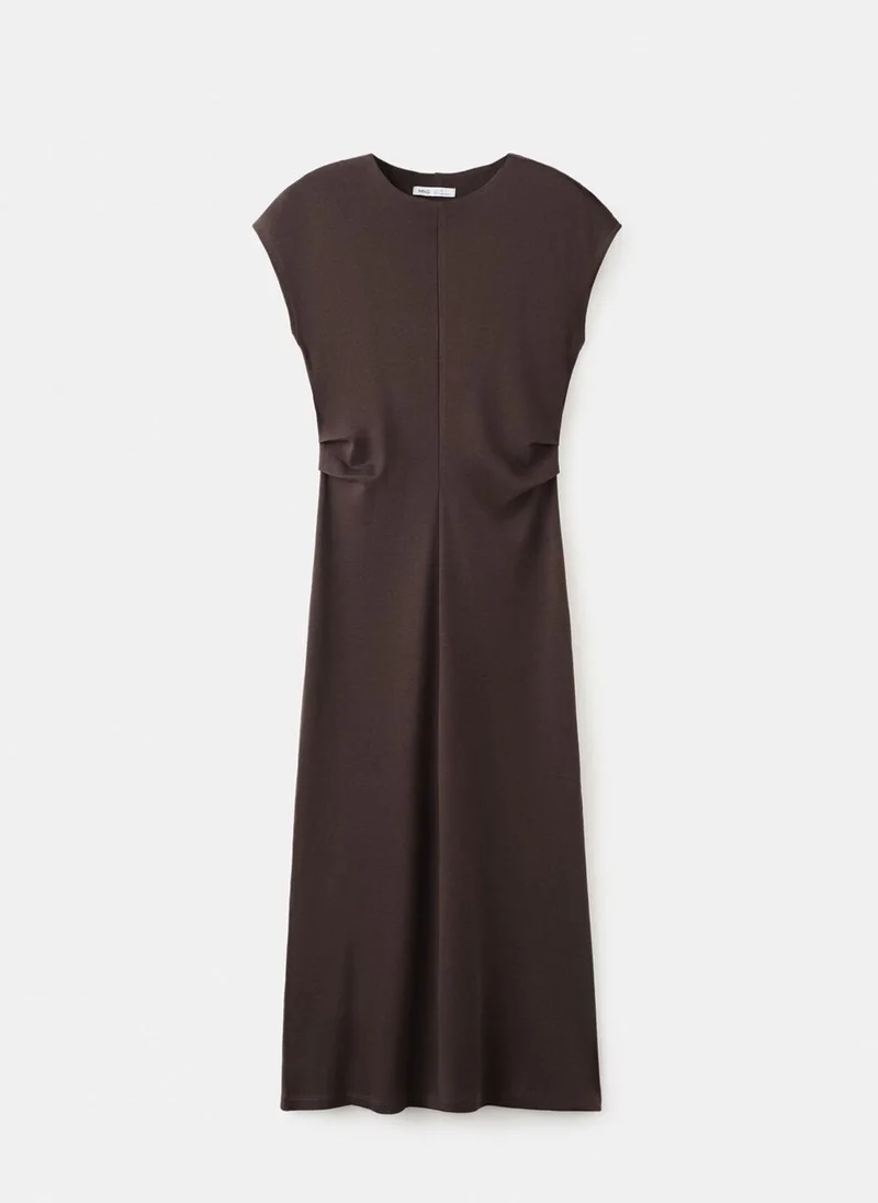 MANGO  Midi-dress with draped detail for Women | Best Price UAE