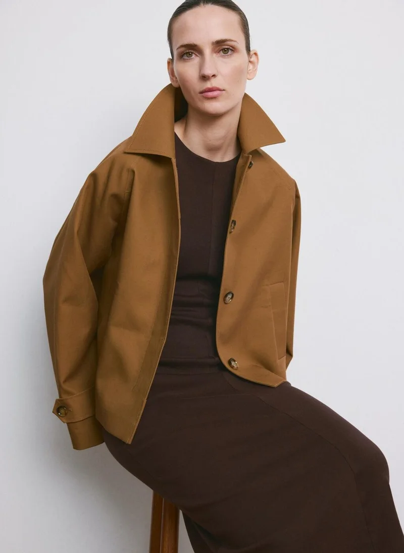 MANGO  Midi-dress with draped detail for Women | Best Price UAE