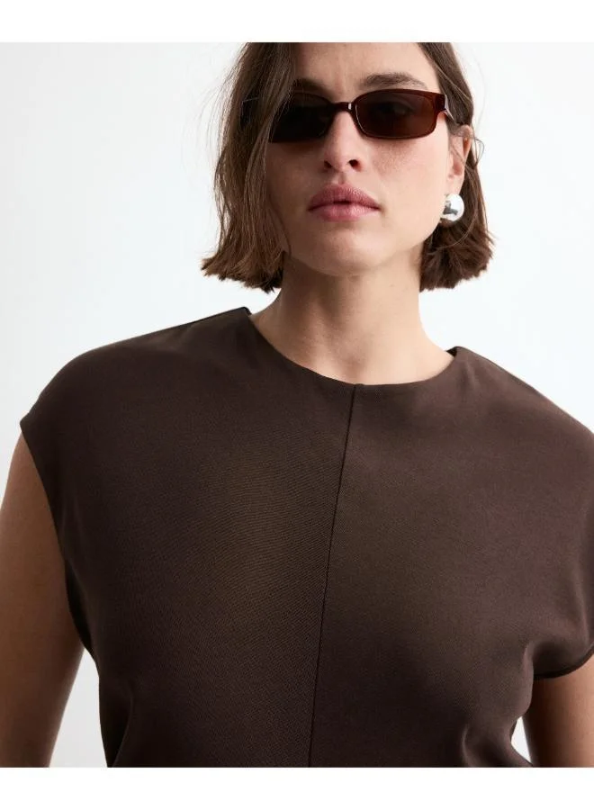 MANGO  Midi-dress with draped detail for Women | Best Price UAE