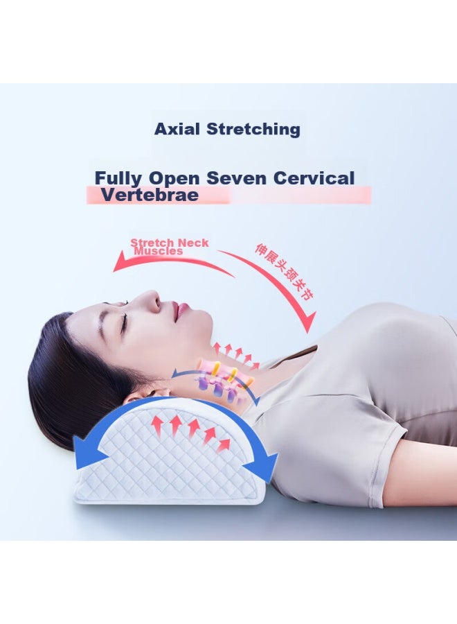 Aeromax Cervical Pillow, Neck Support Pillow, Cervical-specific Sleeping Memory Foam, Multifunctional Semi-circular Adult Cervical Spondylosis Traction Pillow - Image 1