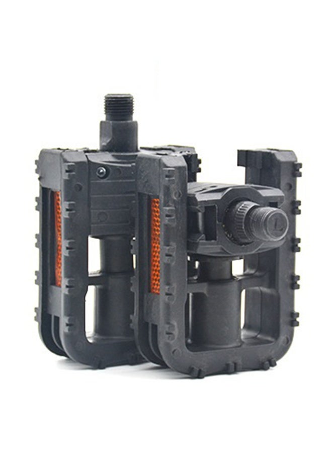 Chabeia 1Pair Folding Bicycle Bike Pedals ,Non-slip Bicycle Pedal Footboard with Reflective Strips , Wide Flat Pedals,Riding Accessories for Folding Bike Electric Vehicle,Urban Cycling Pedals - Image 1