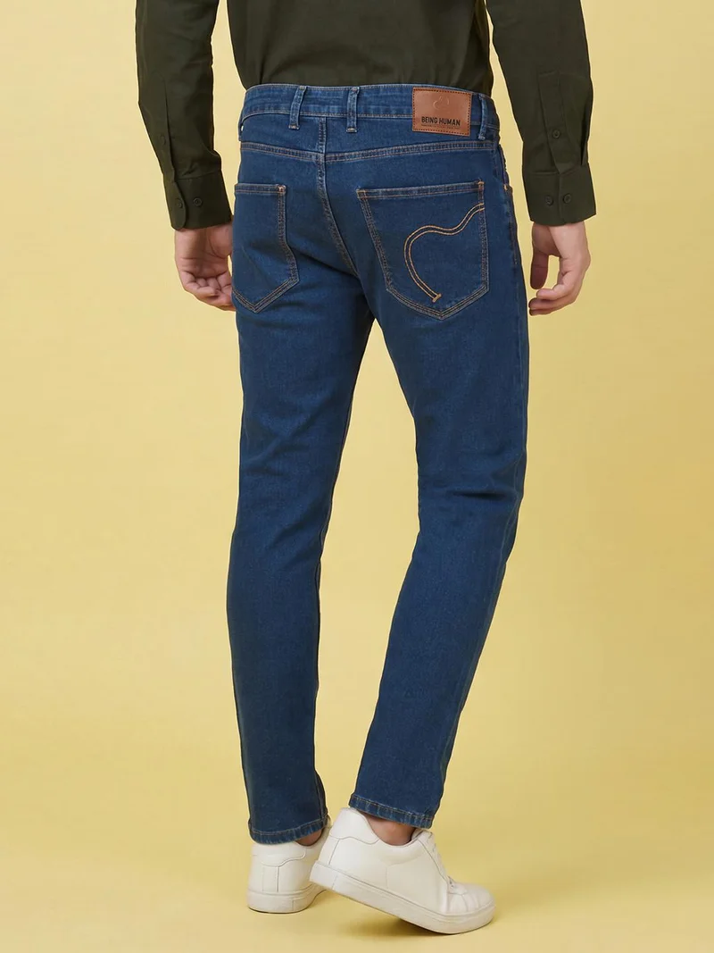 Being Human Men Tapered Fit Mid-Rise Stretchable Jeans