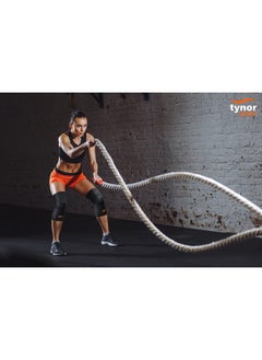 Tynor TYNOR Knee Cap Air, Black & Orange, XL, Pack of 2  - Image 5