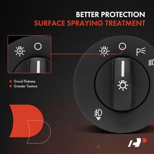 A-Premium Headlight Switch Instrument Panel Headlamp Dimmer Switch Compatible with Ford F-250 F-350 F-450 F-550 Super Duty 2008-2010, Edge 2007-2010 - Image 4