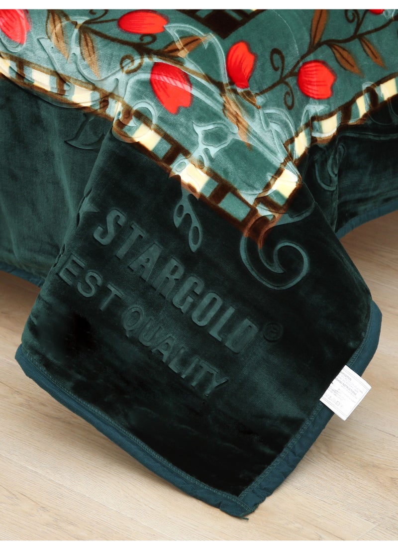 ستارجولد بطانية فائقة النعومة مطبوعة مزدوجة الطبقات من طبقتين ذات جودة ممتازة 11 رطل - Image 5