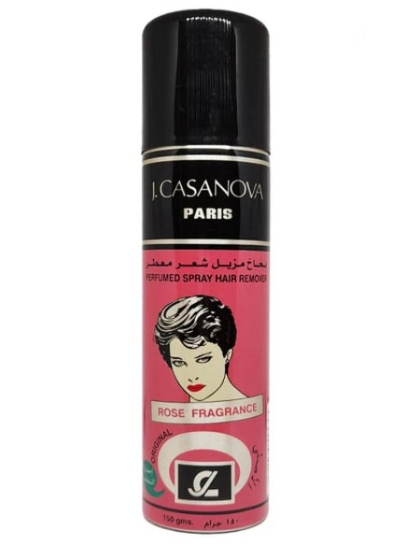 جي كازانوفا باريس مزيل شعر معطر برائحة الورد 150 جرام 