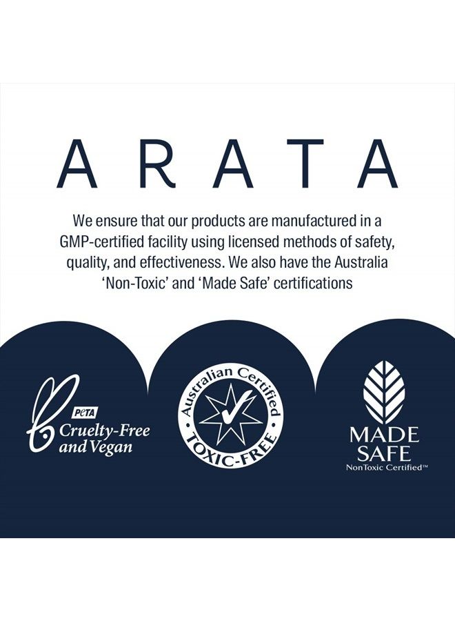 ARATA ثنائي إصلاح الأضرار الطبيعية للرجال والنساء مع شامبو وبلسم مرطب | طبيعي بالكامل وخالي من القسوة | غير سام، قائم على النباتات لإصلاح الأضرار اليومية - Image 4