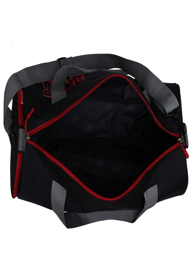 Sfane Polyester Red & Black Duffle/Gym Bag/Shoulder Bag for Men & Women with Separate Shoe Compartment (Red) 45 * 23 * 23 - Image 4