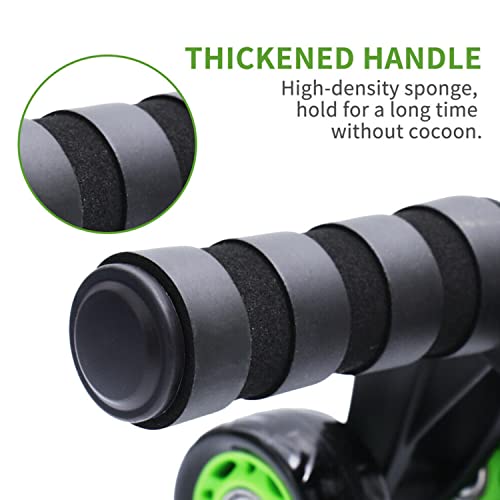 FirstFit Premium Abdominal Ab Roller with 4 Wheel Exercise Equipment for Workout with Knee Pad Mat - Multicolor - Image 3