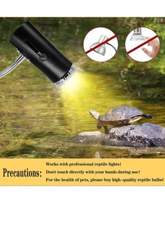 GMORO 4-Pack Heat Lamp Bulb 50W UVB Reptile Heating Bulb for Aquarium Aquatic  - Image 5