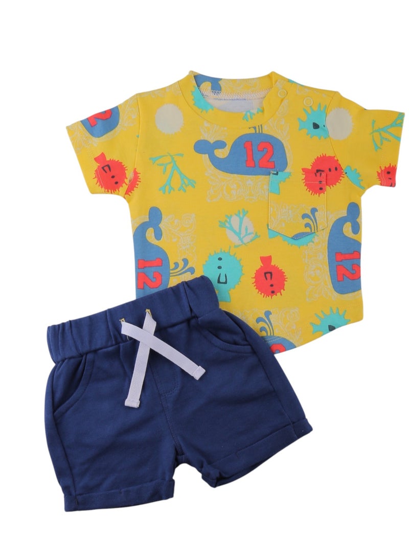 بيجامة أولادي مطبوع