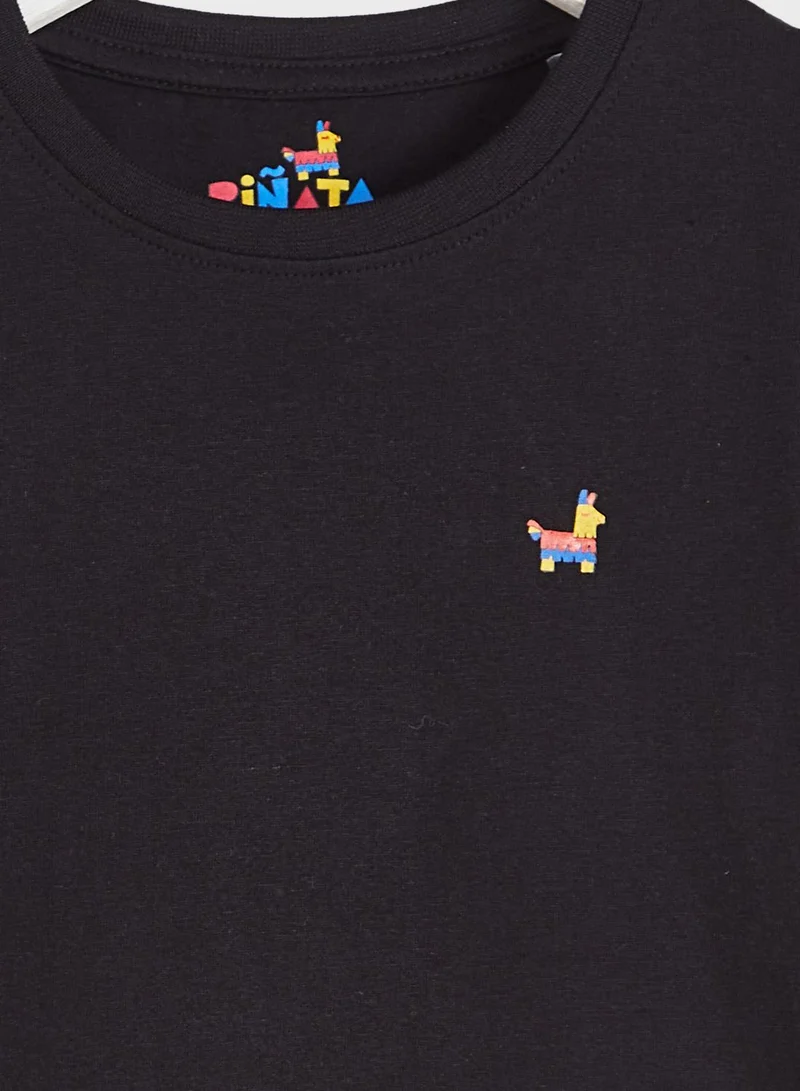 Pinata Solid Logo T-Shirts Pack Of 2