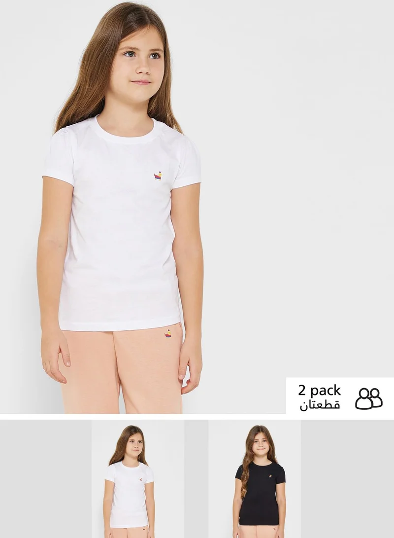 Pinata Solid Logo T-Shirts Pack Of 2