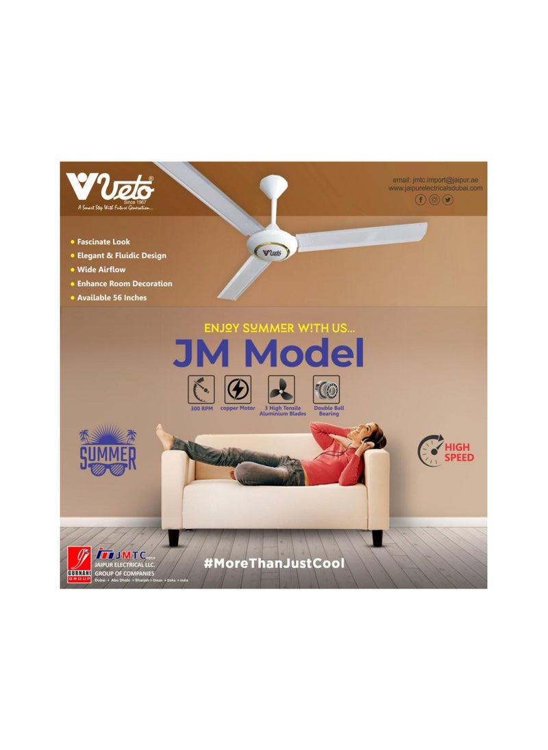 Veto 56Inch 3 Blade Heavy Ceiling Fan - pzsku/ZD2AB84DCACD92B9D028EZ/45/_/1669382478/4490c8b7-4e7e-4b60-9a48-8025412e6b4c